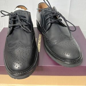 Johnston & Murphy Black Leather Men's Dress Shoes